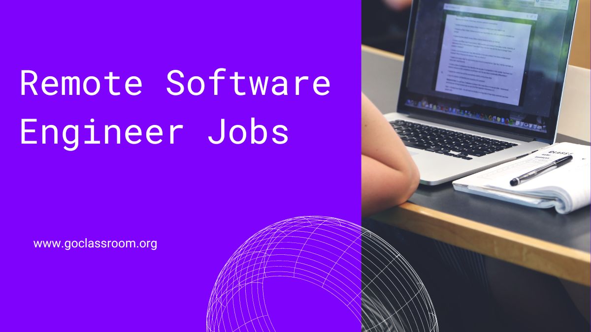Remote Software Engineer Jobs